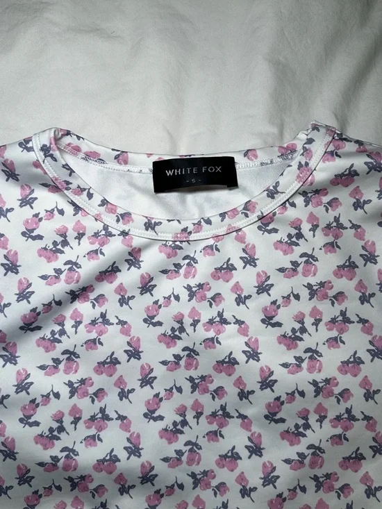 White Fox Boutique Floral Shirt & Shorts Set - Picture 2 of 12